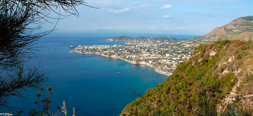 Forio vista dall'alto